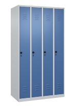 C+P Spind Classic PLUS 080000-19 bodenstehend 1 Abt. 250mm Drehriegel (HxBxT) 1850x250x500mm 7016/7035