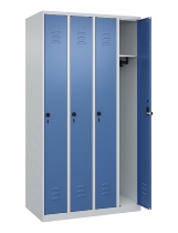 C+P Spind Classic PLUS 080000-19 bodenstehend 1 Abt. 250mm Drehriegel (HxBxT) 1850x250x500mm 7016/7035