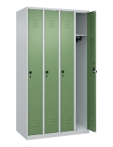C+P Spind Classic PLUS 080000-19 bodenstehend 1 Abt. 250mm Drehriegel (HxBxT) 1850x250x500mm 7016/7035