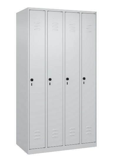 C+P Spind Classic PLUS 080000-19 bodenstehend 1 Abt. 250mm Drehriegel (HxBxT) 1850x250x500mm 7016/7035