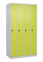C+P Spind Classic PLUS 080000-19 bodenstehend 1 Abt. 250mm Drehriegel (HxBxT) 1850x250x500mm 7016/7035
