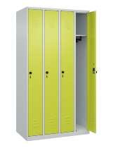 C+P Spind Classic PLUS 080000-19 bodenstehend 1 Abt. 250mm Drehriegel (HxBxT) 1850x250x500mm 7016/7035