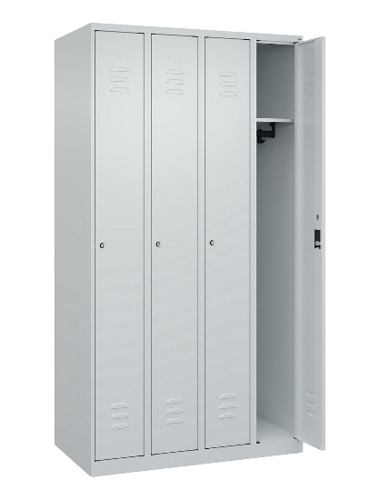 C+P Spind Classic PLUS 080000-19 bodenstehend 1 Abt. 250mm Drehriegel (HxBxT) 1850x250x500mm 7016/7035