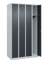 C+P Spind Classic PLUS 080000-19 bodenstehend 1 Abt. 250mm Drehriegel (HxBxT) 1850x250x500mm 7016/7035