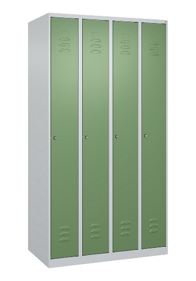 C+P Spind Classic PLUS 080000-19 bodenstehend 1 Abt. 250mm Drehriegel (HxBxT) 1850x250x500mm 7016/7035