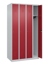 C+P Spind Classic PLUS 080000-19 bodenstehend 1 Abt. 250mm Drehriegel (HxBxT) 1850x250x500mm 7016/7035