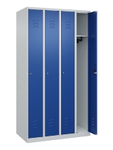 C+P Spind Classic PLUS 080000-19 bodenstehend 1 Abt. 250mm Drehriegel (HxBxT) 1850x250x500mm 7016/7035