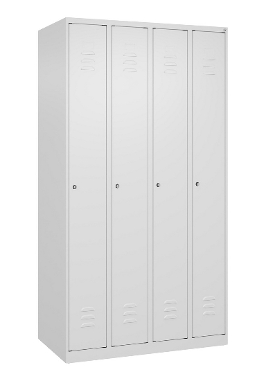 C+P Spind Classic PLUS 080000-19 bodenstehend 1 Abt. 250mm Drehriegel (HxBxT) 1850x250x500mm 7016/7035