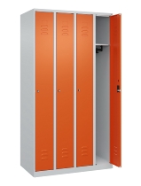 C+P Spind Classic PLUS 080000-19 bodenstehend 1 Abt. 250mm Drehriegel (HxBxT) 1850x250x500mm 7016/7035