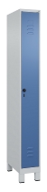C+P Spind Classic PLUS 080010-39 mit Füßen 3 Abt. 250mm Zylinderschloss (HxBxT) 1950x750x500mm 7016/7016