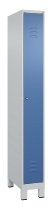 C+P Spind Classic PLUS 080010-39 mit Füßen 3 Abt. 250mm Zylinderschloss (HxBxT) 1950x750x500mm 7016/7016