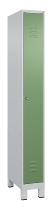 C+P Spind Classic PLUS 080010-39 mit Füßen 3 Abt. 250mm Zylinderschloss (HxBxT) 1950x750x500mm 7016/7016