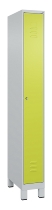 C+P Spind Classic PLUS 080010-39 mit Füßen 3 Abt. 250mm Zylinderschloss (HxBxT) 1950x750x500mm 7016/7016
