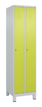C+P Spind Classic PLUS 080010-39 mit Füßen 3 Abt. 250mm Zylinderschloss (HxBxT) 1950x750x500mm 7016/7016