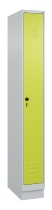 C+P Spind Classic PLUS 080020-39 mit Sockel 3 Abt. 250mm Drehriegel (HxBxT) 1950x750x500mm 7035/3003