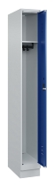 C+P Spind Classic PLUS 080020-39 mit Sockel 3 Abt. 250mm Drehriegel (HxBxT) 1950x750x500mm 7035/3003