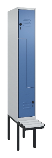C+P Z-Spind Classic PLUS 0800437-306 schweb.Bank 6 Pers./3 Abt. 300mm Drehriegel (HxBxT) 2120x900x815mm k7016/7035
