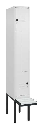 C+P Z-Spind Classic PLUS 0800437-306 schweb.Bank 6 Pers./3 Abt. 300mm Drehriegel (HxBxT) 2120x900x815mm k7016/7035
