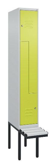 C+P Z-Spind Classic PLUS 0800437-306 schweb.Bank 6 Pers./3 Abt. 300mm Drehriegel (HxBxT) 2120x900x815mm k7016/7035