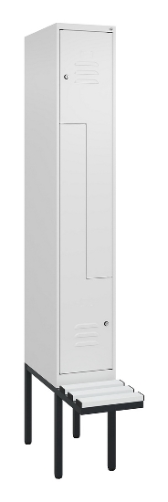 C+P Z-Spind Classic PLUS 0800437-306 schweb.Bank 6 Pers./3 Abt. 300mm Drehriegel (HxBxT) 2120x900x815mm k7016/7035