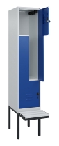 C+P Z-Spind Classic PLUS 0800437-306 schweb.Bank 6 Pers./3 Abt. 300mm Drehriegel (HxBxT) 2120x900x815mm k7016/7035