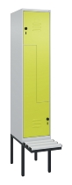 C+P Z-Spind Classic PLUS 0800437-306 schweb.Bank 6 Pers./3 Abt. 300mm Drehriegel (HxBxT) 2120x900x815mm k7016/7035