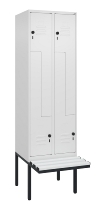 C+P Z-Spind Classic PLUS 0800437-306 schweb.Bank 6 Pers./3 Abt. 300mm Drehriegel (HxBxT) 2120x900x815mm k7016/7035
