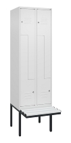C+P Z-Spind Classic PLUS 0800437-306 schweb.Bank 6 Pers./3 Abt. 300mm Drehriegel (HxBxT) 2120x900x815mm k7016/7035