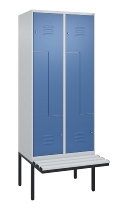 C+P Z-Spind Classic PLUS 0800437-306 schweb.Bank 6 Pers./3 Abt. 300mm Drehriegel (HxBxT) 2120x900x815mm k7016/7035