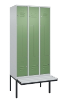 C+P Z-Spind Classic PLUS 0800437-306 schweb.Bank 6 Pers./3 Abt. 300mm Drehriegel (HxBxT) 2120x900x815mm k7016/7035