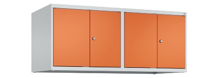 C+P Aufsatzschrank Classic PLUS 080092-40 4 Abteile (HxBxT) 500x1200x500mm 9016/9016