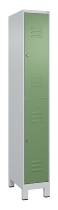 C+P Doppelstock-Spind 080310-22 Classic PLUS Füße 2-Abt.400mm je 2 Fächer Zylinderschloss (HxBxT)1950x800x500mm 7035/2004