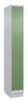 C+P Doppelstock-Spind 080320-22 Classic PLUS Sockel 2-Abt.400mm je 2 Fächer Sicherheits-Drehriegel (HxBxT)1950x800x500mm 7016/7035
