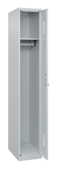 C+P Spind Basis PLUS 088055-20 bodenstehend 2 Abt. 300mm Zylinderschloss (HxBxT) 1850x600x500mm 7035/5010