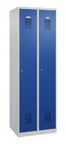 C+P Spind Basis PLUS 088055-20 bodenstehend 2 Abt. 300mm Zylinderschloss (HxBxT) 1850x600x500mm 7035/5010