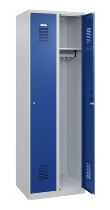 C+P Spind Basis PLUS 088055-20 bodenstehend 2 Abt. 300mm Zylinderschloss (HxBxT) 1850x600x500mm 7035/5010