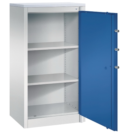 C+P Feuerschutzschrank 1171-00 Certos 3OH Tür 2-flügelig (HxBxT)1226x930x500mm 7035/3003