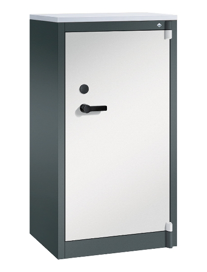 C+P Feuerschutzschrank 1171-00 Certos 3OH Tür 2-flügelig (HxBxT)1226x930x500mm 7035/3003