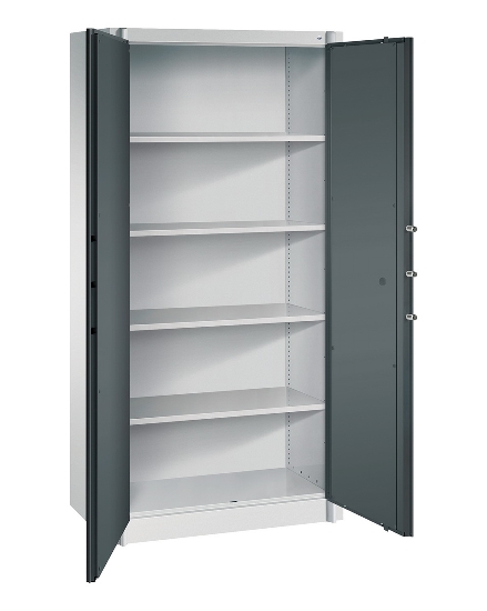 C+P Feuerschutzschrank 1161-000 Certos (HxBxT) 1950x650x500mm 7035/3003