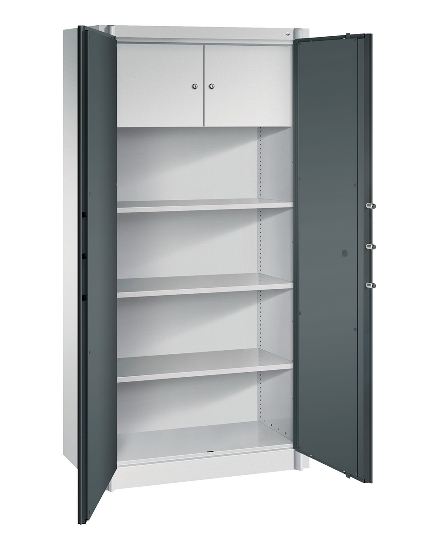 C+P Feuerschutzschrank 1170-200 Certos 5OH (2 Wertfächer) Tür 2-flügelig (HxBxT) 1950x930x500mm LG/EB