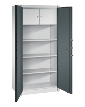 C+P Feuerschutzschrank 1170-200 Certos 5OH (2 Wertfächer) Tür 2-flügelig (HxBxT) 1950x930x500mm LG/EB
