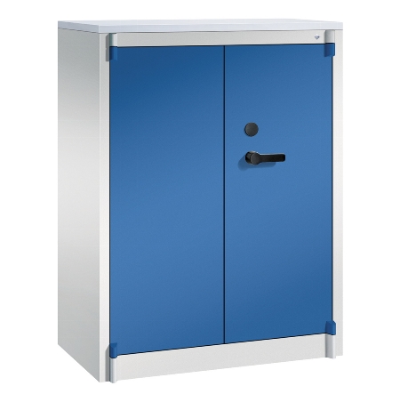 C+P Feuerschutzschrank 1171-00 Certos 3OH Tür 2-flügelig (HxBxT)1226x930x500mm 7035/3003
