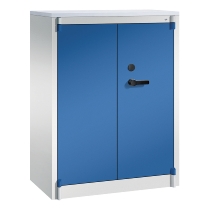 C+P Feuerschutzschrank 1171-00 Certos 3OH Tür 2-flügelig (HxBxT)1226x930x500mm 7035/3003