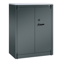 C+P Feuerschutzschrank 1171-00 Certos 3OH Tür 2-flügelig (HxBxT)1226x930x500mm 7035/3003