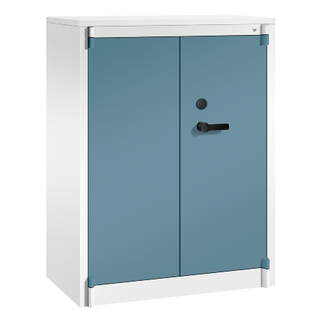 C+P Feuerschutzschrank 1171-00 Certos 3OH Tür 2-flügelig (HxBxT)1226x930x500mm 7035/3003