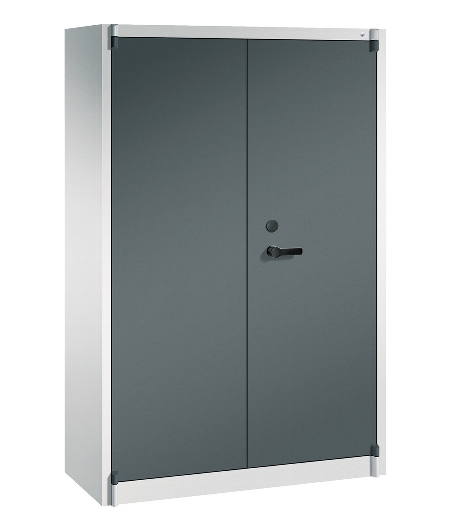 C+P Feuerschutzschrank 1161-000 Certos (HxBxT) 1950x650x500mm 7035/3003
