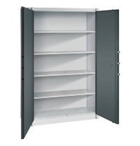 C+P Feuerschutzschrank 1161-000 Certos (HxBxT) 1950x650x500mm 7035/3003