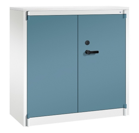 C+P Feuerschutzschrank 1171-00 Certos 3OH Tür 2-flügelig (HxBxT)1226x930x500mm 7035/3003