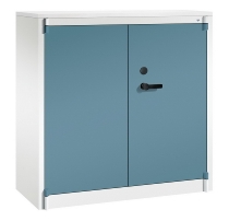 C+P Feuerschutzschrank 1171-00 Certos 3OH Tür 2-flügelig (HxBxT)1226x930x500mm 7035/3003