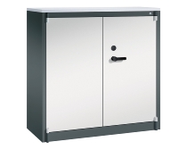 C+P Feuerschutzschrank 1171-00 Certos 3OH Tür 2-flügelig (HxBxT)1226x930x500mm 7035/3003